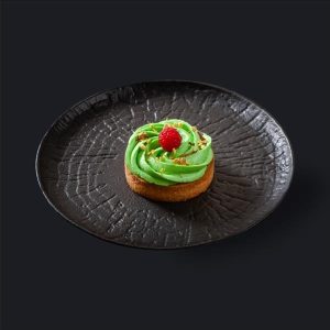 Фисташково-малиновый тарт