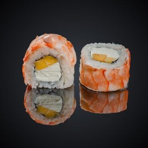 Сливочная креветка с манго